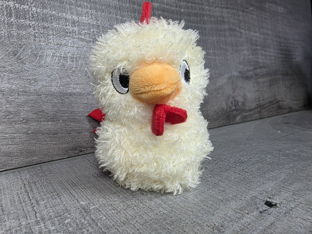 Dandee Mini Chicken 4" Yellow Plush Stuffed Animal Chicken Barnyard b27